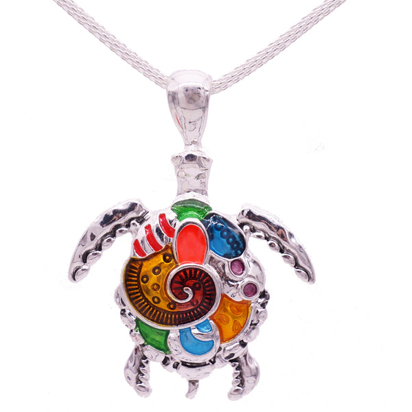 Shelly Abstract Pendant